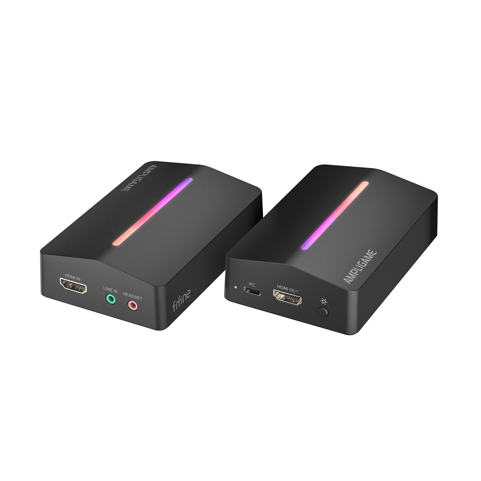Fifine - AmpliGame - V3 HD1080P/60 Capture Card with RGB - Kompaktowa Karta Przechwytu Wideo