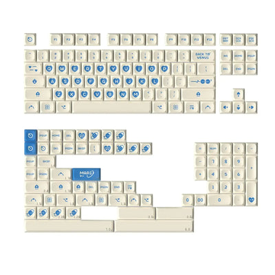 KeyTok - Cosmic Hearts: Venus And Mars KDA Dye-Sub PBT Keycaps