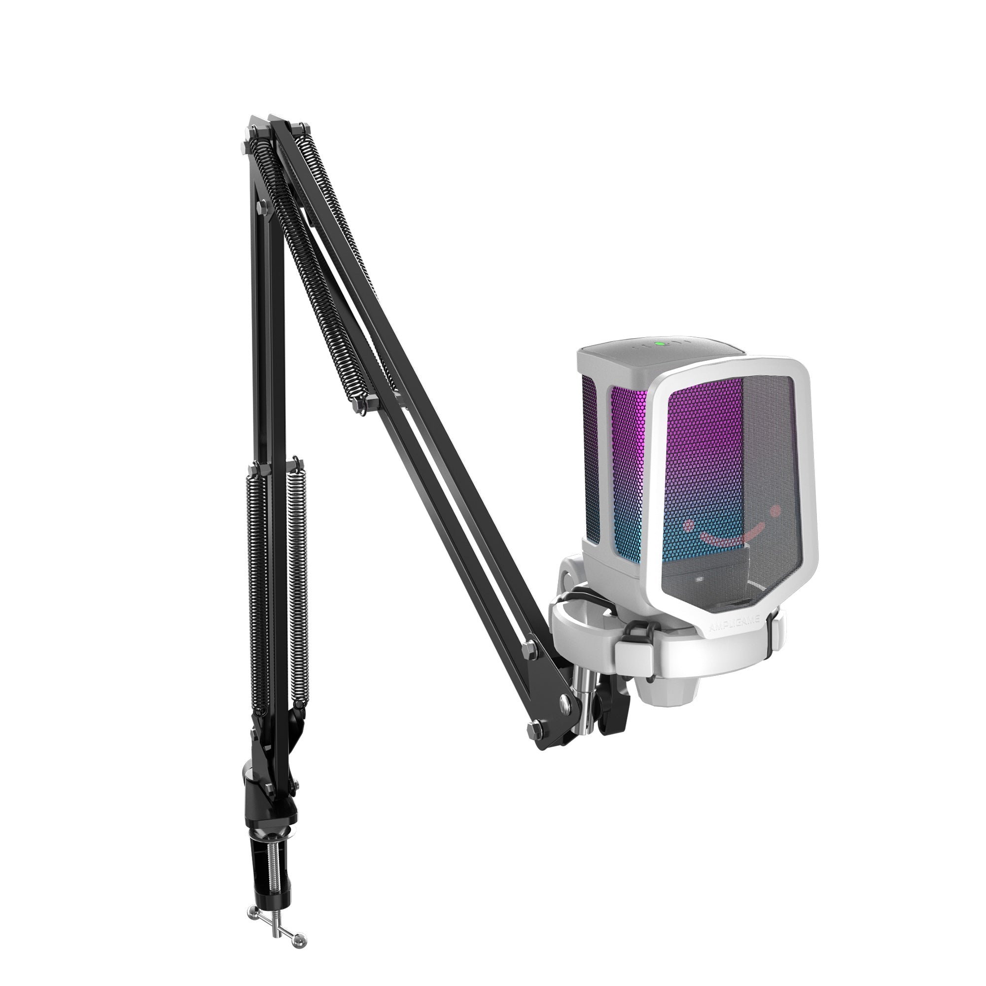 Fifine - AmpliGame - Q6T USB Condenser Microphone with RGB - Mikrofon Pojemnościowy Studyjny USB z Ramieniem