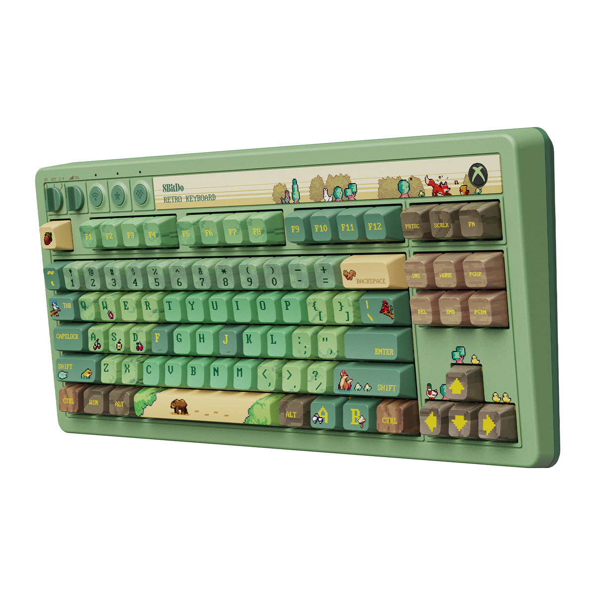 8BitDo - Retro 87 Mechanical Keyboard Forest Wonder - Klawiatura Mechaniczna