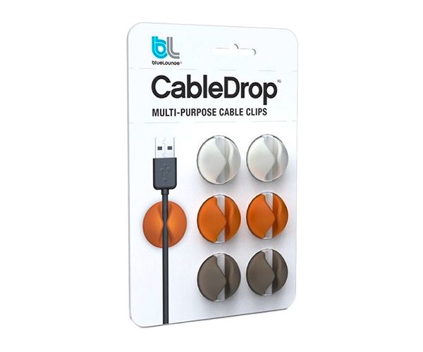 Uchwyt do kabli samoprzylepny - CableDrop - 6 szt.