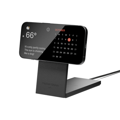 Native Union - Rise 2-in-1 Magnetic Wireless Charger - Magnetyczna Ładowarka Bezprzewodowa