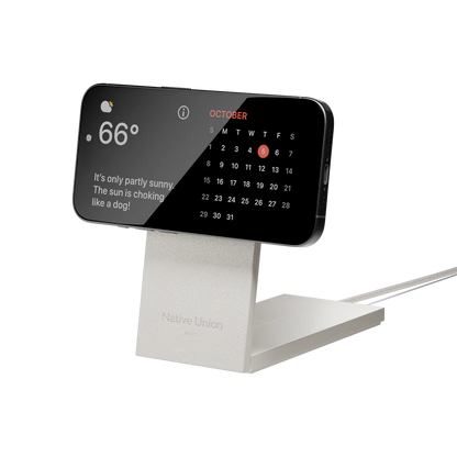 Native Union - Rise 2-in-1 Magnetic Wireless Charger - Magnetyczna Ładowarka Bezprzewodowa
