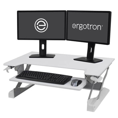 Ergotron - WorkFit-TL - Sit-Stand Desktop Workstation - Large Surface