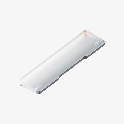 Przezroczysta podpórka pod nadgarstki do klawiatury mechanicznej, minimalistyczny design