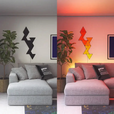 Nanoleaf Shapes - Limited Edition Ultra Black Triangles Starter Kit - Zestaw Paneli Świetlnych LED