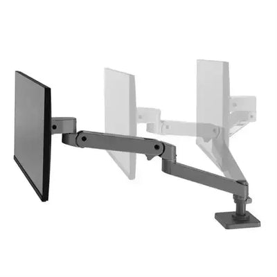 Regulowane ramię do monitora na biurko, metalowe, uchwyt do monitorów, ergonomiczny setup