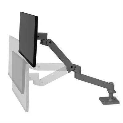 Regulowane ramię do monitora biurkowego, uchwyt montowany do blatu, ergonomiczne akcesorium