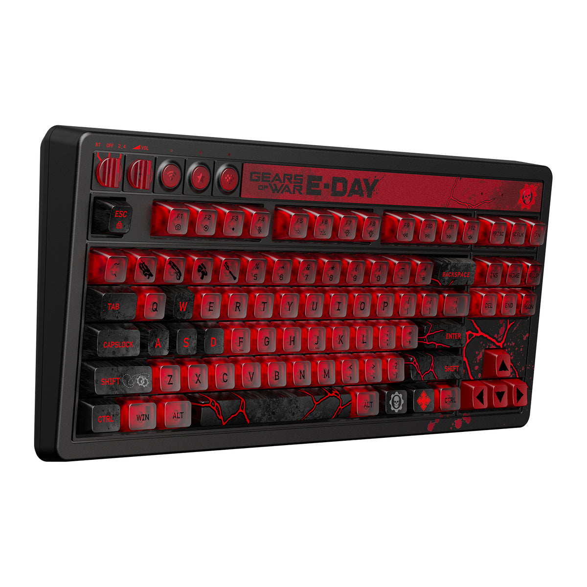 8BitDo - Retro 87 Mechanical Keyboard Gears of War: E-Day - Klawiatura Mechaniczna