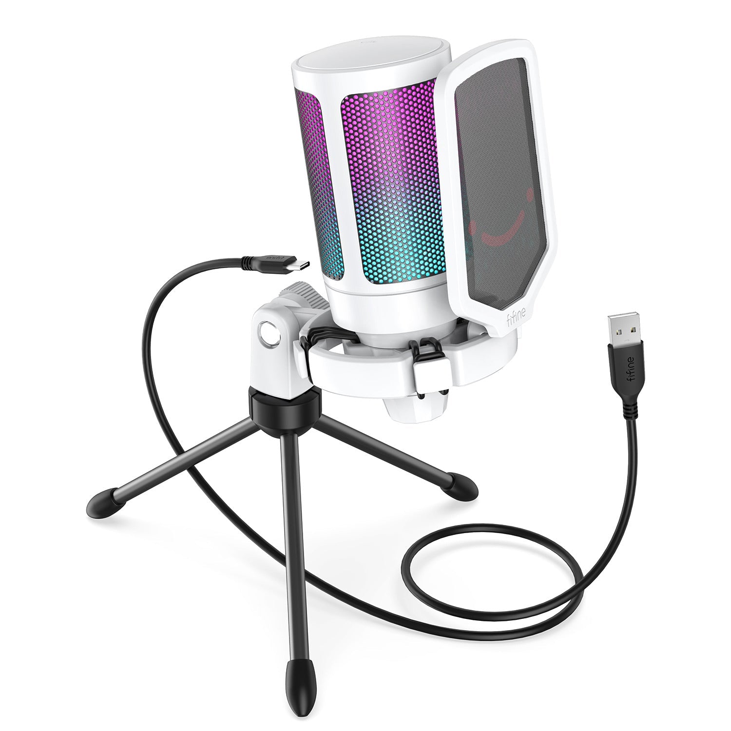 Fifine - AmpliGame - A6V Studio Condenser Microphone - Studyjny Mikrofon Pojemnościowy
