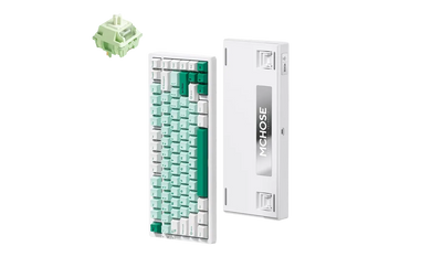 MCHOSE - G75 Pro Tri-Mode Green - Bezprzewodowa Klawiatura Mechaniczna