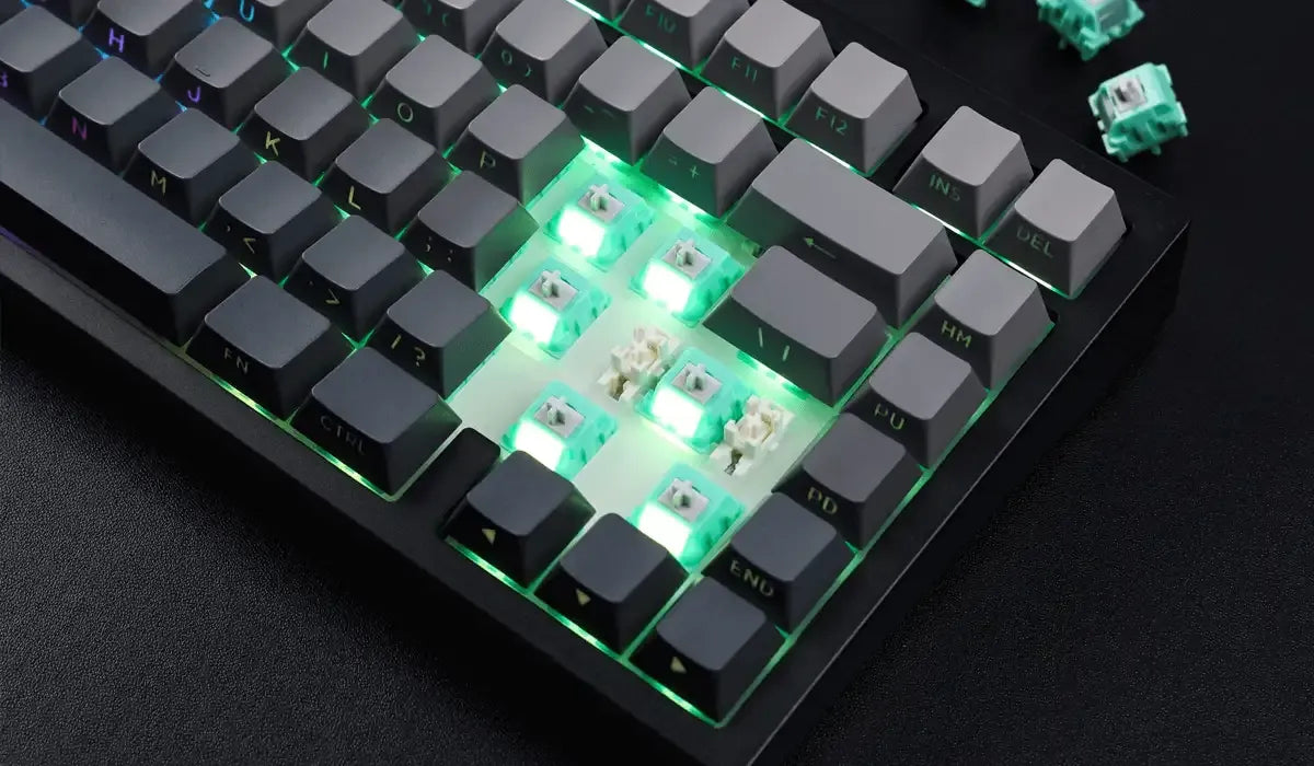MCHOSE - G75 Pro Tri-Mode Black - Bezprzewodowa Klawiatura Mechaniczna