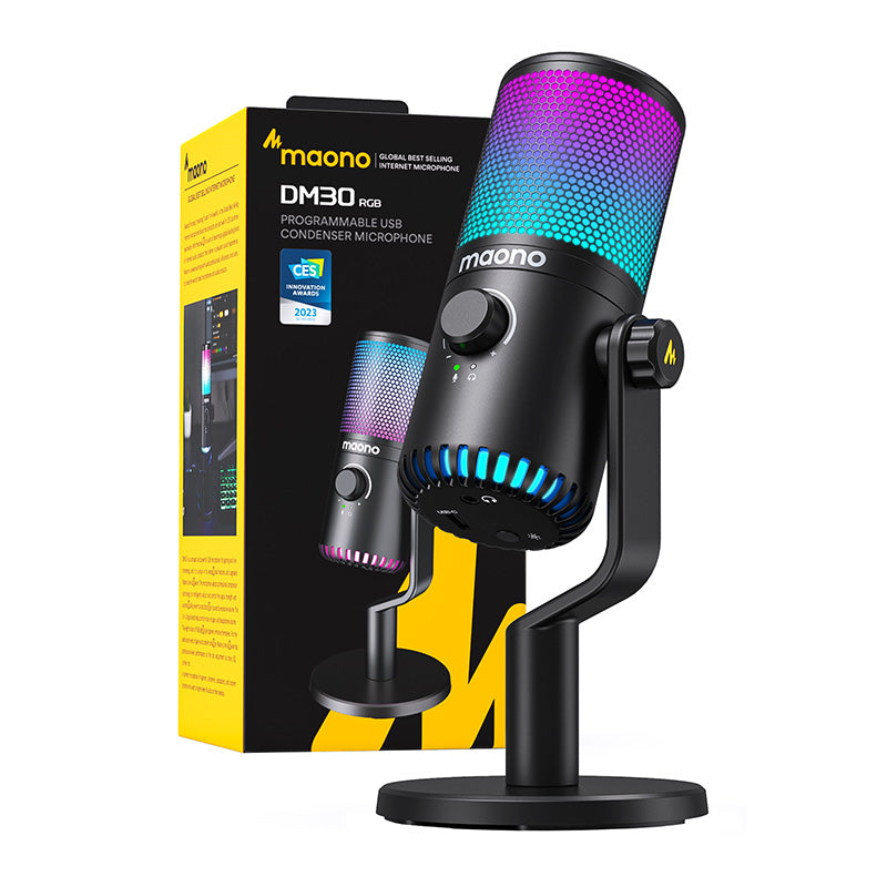 MAONO - DM30RGB USB Gaming Microphone - Mikrofon Gamingowy