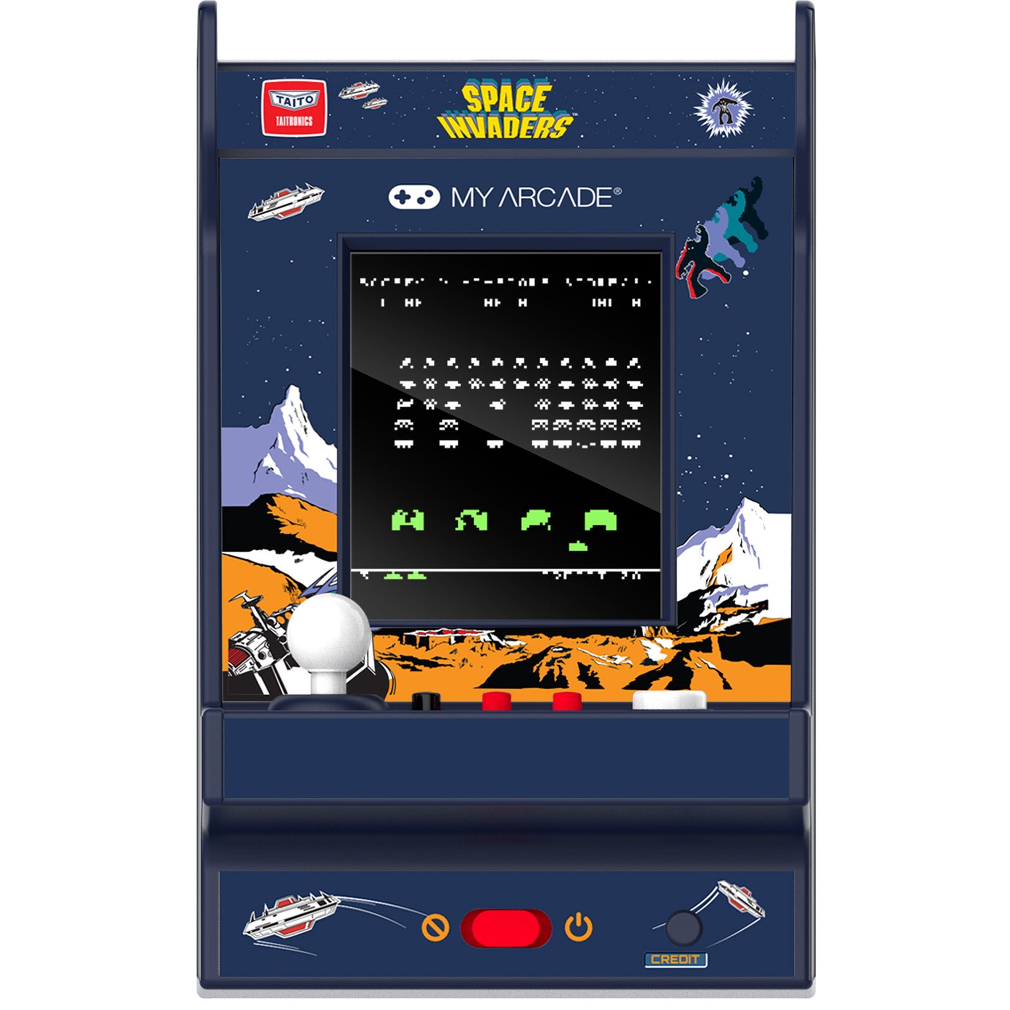 My Arcade - Space Invaders Nano Player Pro DGUNL-7005 - Kolekcjonerska Konsola do Gier Retro