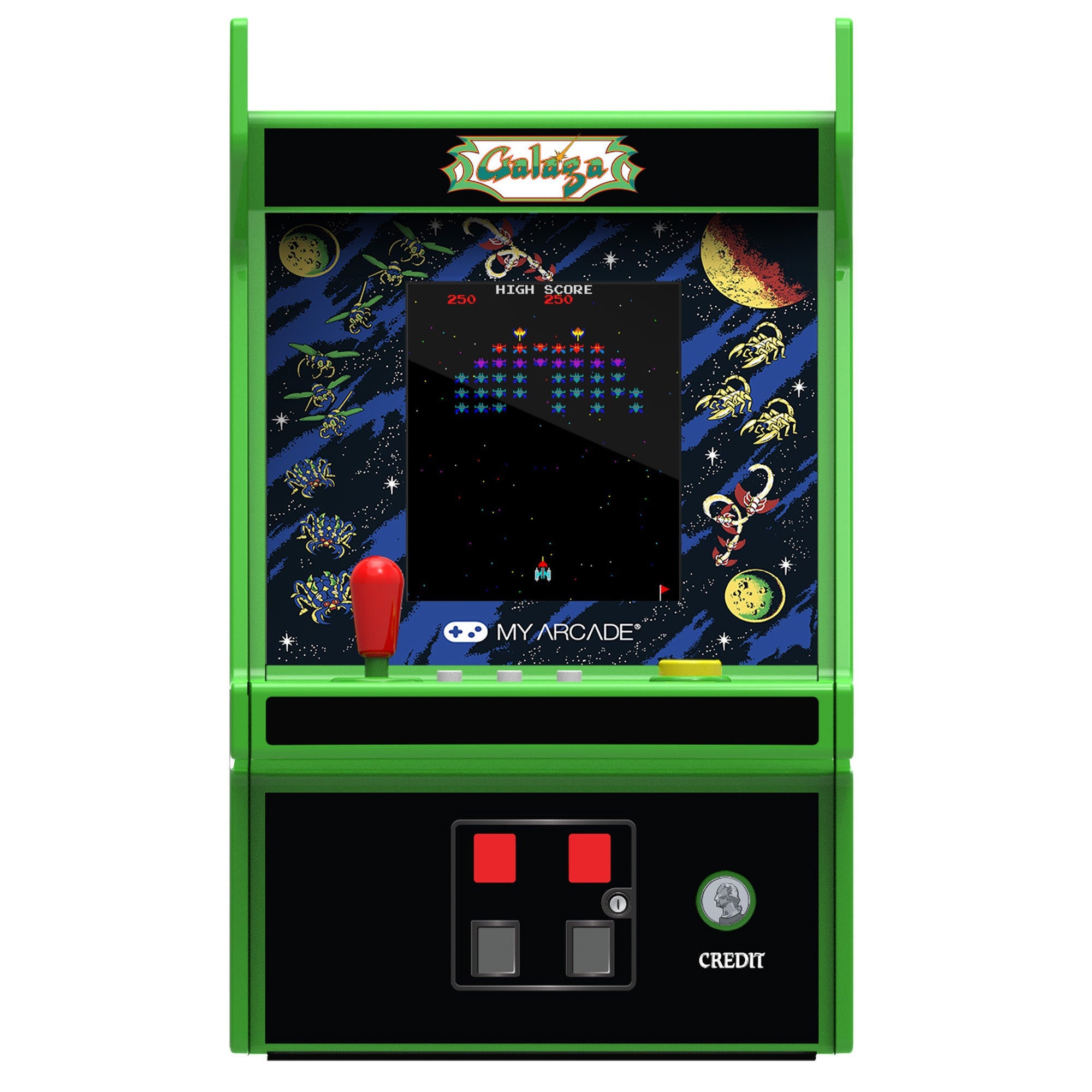My Arcade - GALAGA Micro Player Pro DGUNL-4195 - Kolekcjonerska Konsola do Gier