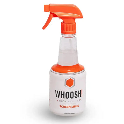 Płyn do czyszczenia ekranów 500ml w butelce z pomarańczowym spryskiwaczem, akcesorium biurowe