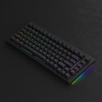 Akko - 5075B Plus Shine-Through Black Wireless Mechanical Keyboard