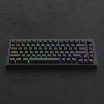 Akko - 5075B Plus Shine-Through Black Wireless Mechanical Keyboard