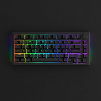 Akko - 5075B Plus Shine-Through Black Wireless Mechanical Keyboard