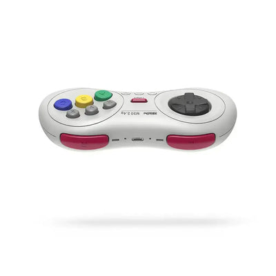 Bezprzewodowy retro gamepad z kolorowymi przyciskami do gier, USB, ergonomiczny design