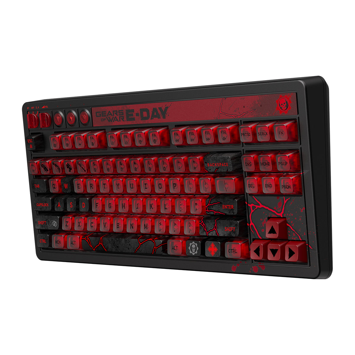 8BitDo - Retro 87 Mechanical Keyboard Gears of War: E-Day - Klawiatura Mechaniczna