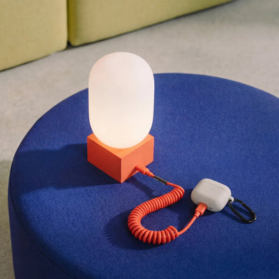 Native Union - Pop Light Portable Light & Powerbank Alarm Red - Lampka Bezprzewodowa z Powerbankiem