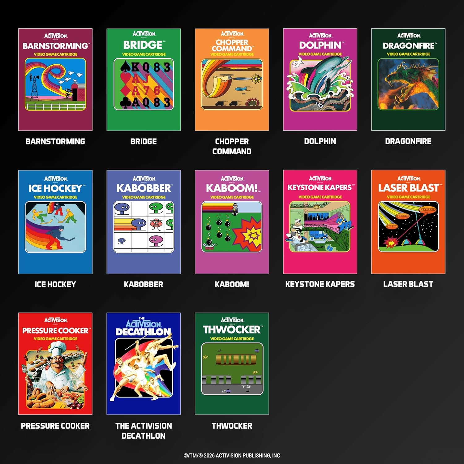 Evercade - Activision Collection 3 - Zestaw Gier Retro