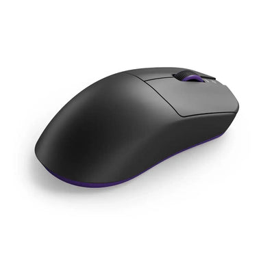 Czarna bezprzewodowa mysz komputerowa, ergonomiczna do biura i Home Office