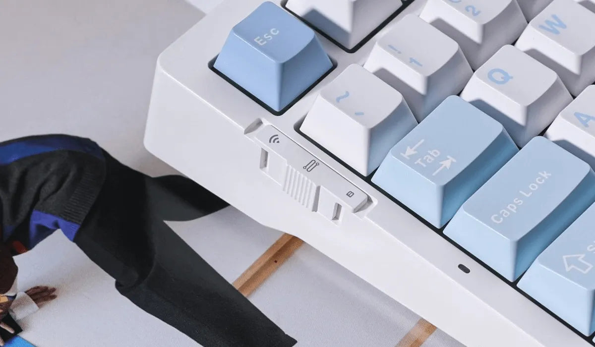 MCHOSE - G75 Pro Tri-Mode Blue - Bezprzewodowa Klawiatura Mechaniczna