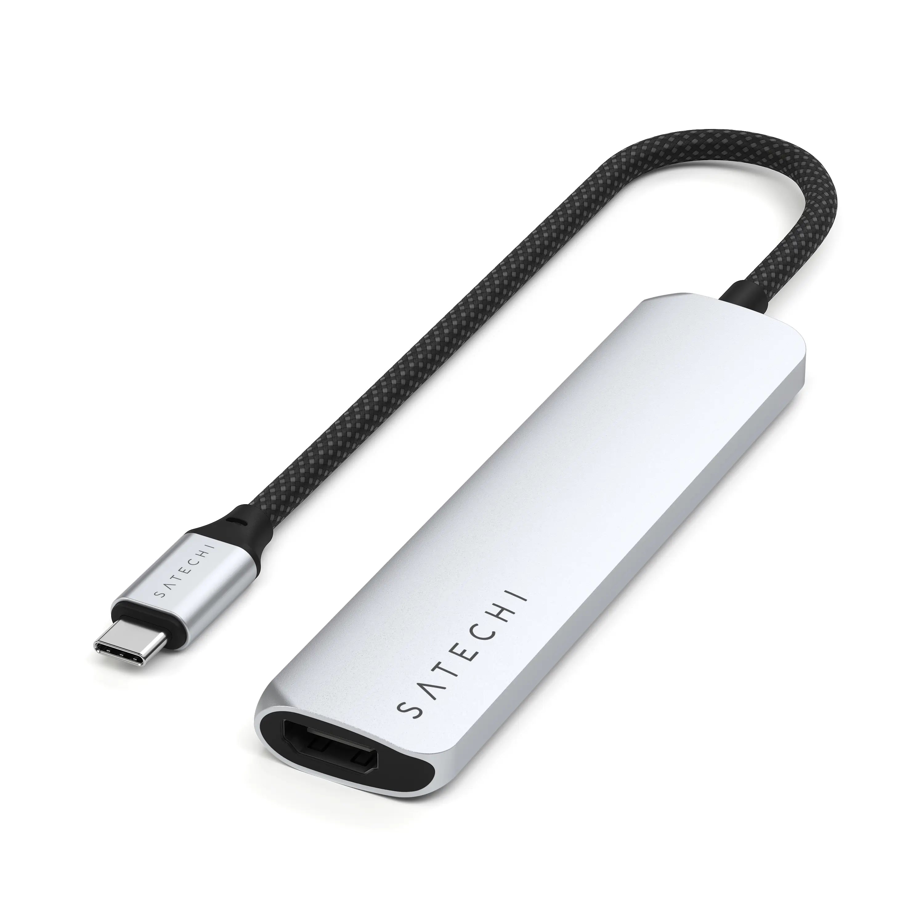 Satechi - 6-in-1 USB-C Slim Multiport Adapter - Wieloportowy Adapter USB-C