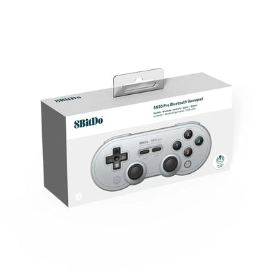 Opakowanie kontrolera SN30 Pro Bluetooth gamepad, szary pad do gier do PC, Switch, Android