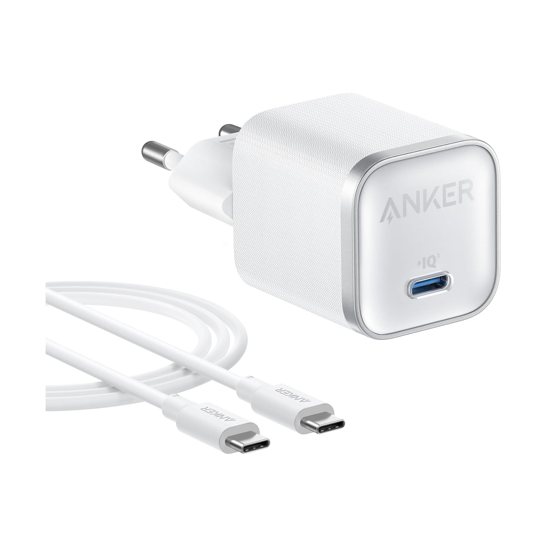 Anker - Nano Charger (45W) with USB-C to USB-C Cable