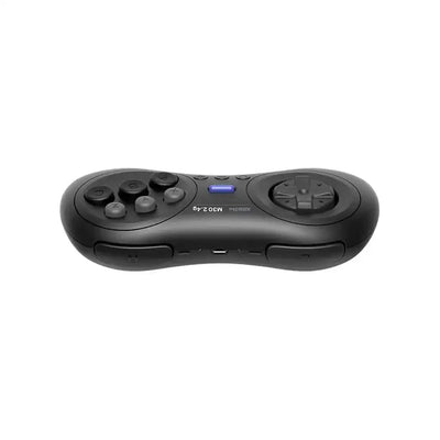 czarny bezprzewodowy gamepad retro z przyciskami do konsoli do gier i PC