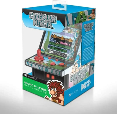 Mini automat arcade Caveman Ninja My Arcade, retro konsola do gier, joystick, opakowanie