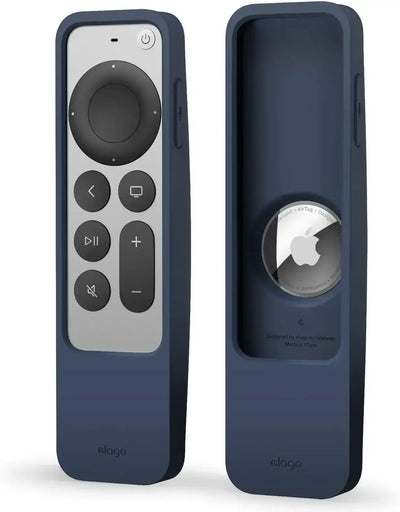 Etui silikonowe na pilot Apple TV z miejscem na AirTag, kolor granatowy