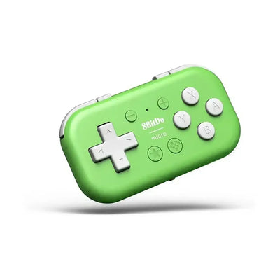 Zielony mini kontroler do gier 8BitDo micro, gamepad bezprzewodowy, kompaktowy design