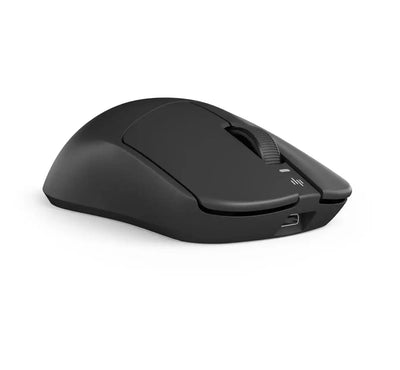 Czarna bezprzewodowa mysz komputerowa do biura, ergonomiczny design, akcesorium Home Office