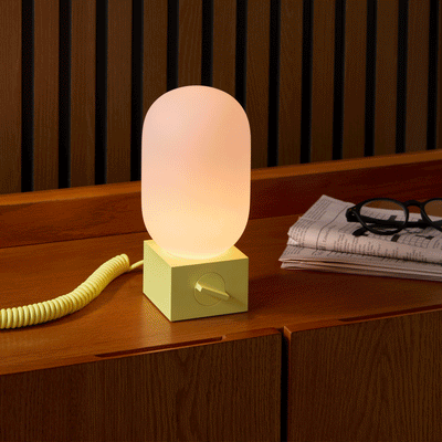 Native Union - Pop Light Portable Light & Powerbank Lemon - Lampka Bezprzewodowa z Powerbankiem