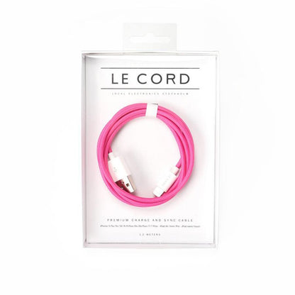 Le Cord - Pleciony Kabel USB - Lightning 1.2m