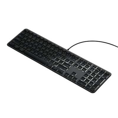 Satechi - Slim LX3 Wired Keyboard - Pełnowymiarowa Klawiatura Przewodowa