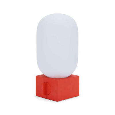Native Union - Pop Light Portable Light & Powerbank Alarm Red - Lampka Bezprzewodowa z Powerbankiem
