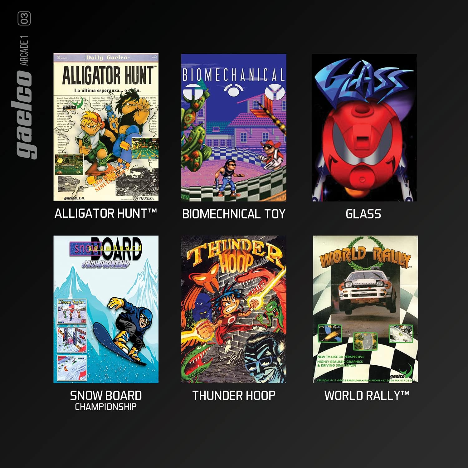 Evercade - Gaelco Arcade 1 - Zestaw Gier Retro