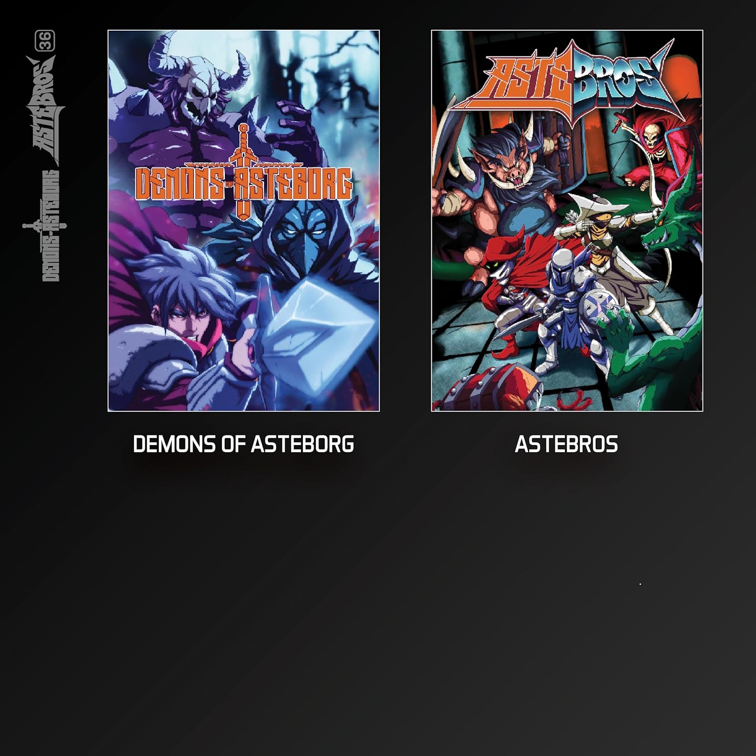 Evercade - Demons of Asteborg/Astebros - Zestaw Gier Retro