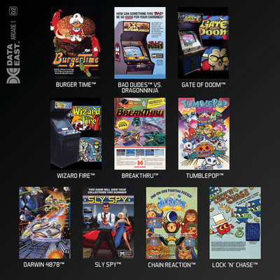 Evercade - Data East Arcade 1 - Zestaw Gier Retro