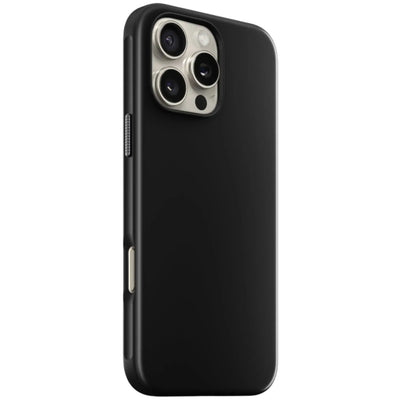 Czarny case na iPhone z trzema aparatami, minimalistyczne etui ochronne