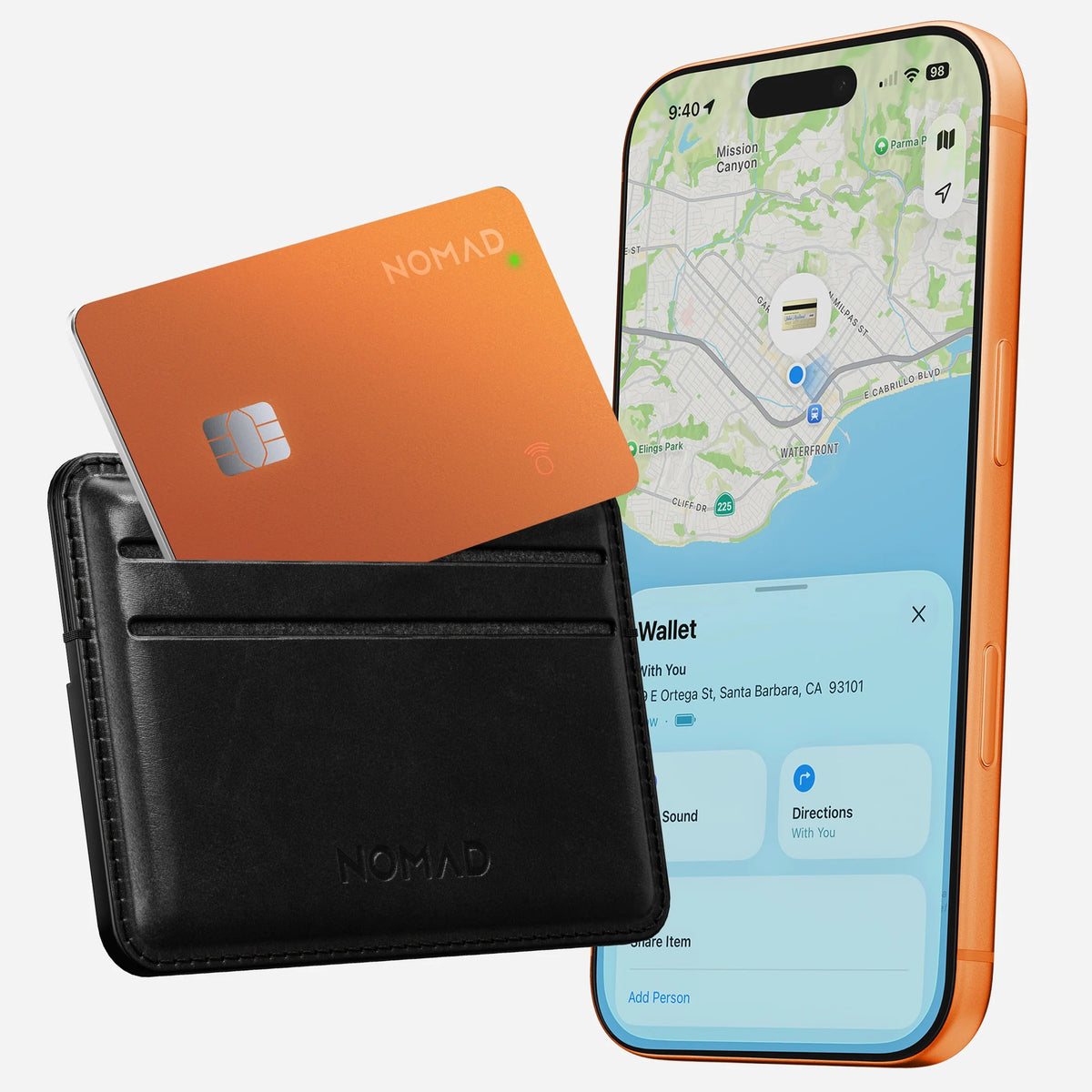 Nomad - Tracking Card Pro Apple Find My - Karta Lokalizująca do Portfela