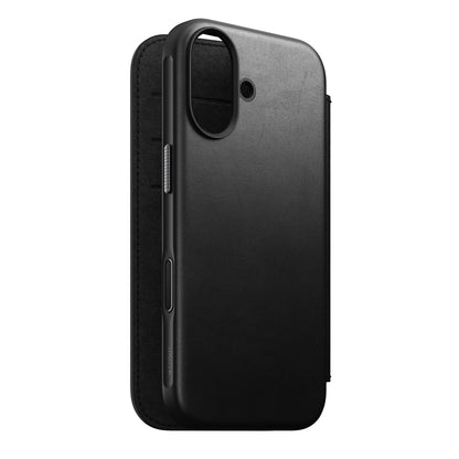 Nomad – Modern Leather Folio for iPhone 17/Pro/Pro Max with MagSafe - Skórzane Etui z MagSafe