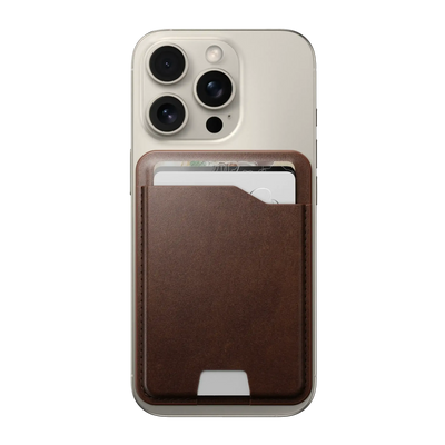 Nomad – Leather Mag Wallet Find My Tracking - Skórzany Portfel na Karty z MagSafe