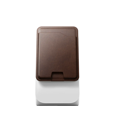 Nomad – Leather Mag Wallet Find My Tracking - Skórzany Portfel na Karty z MagSafe