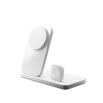 Nomad – Stand One Max 4th Gen 3-in-1 MagSafe Charger - Ładowarka do iPhona, Apple Watch i AirPods